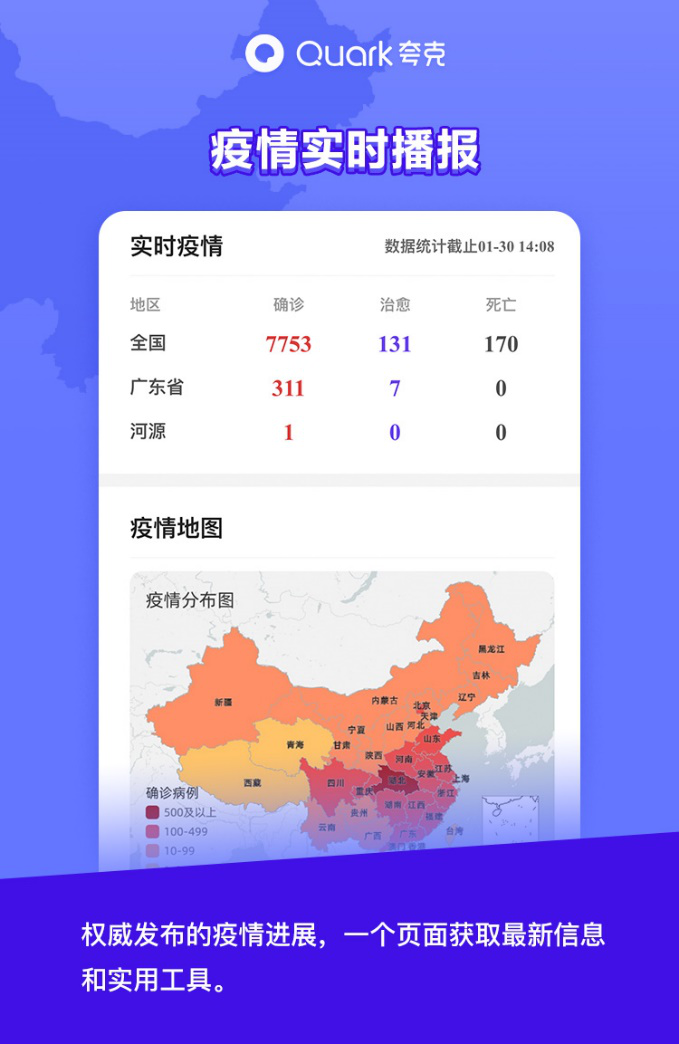 科技助力全球抗疫战，最新疫情夸克追踪报道