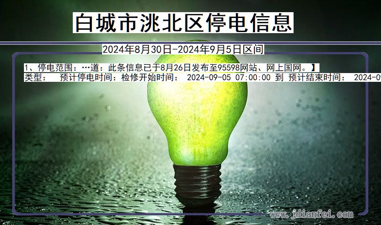 白城最新停电信息及其影响分析