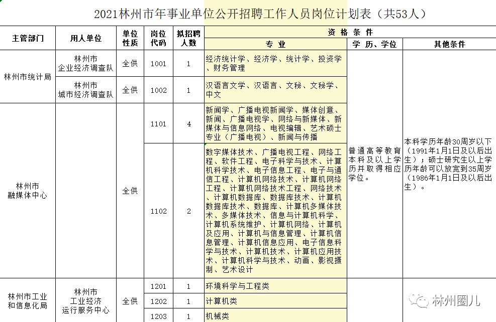 林州市统计局最新招聘启事